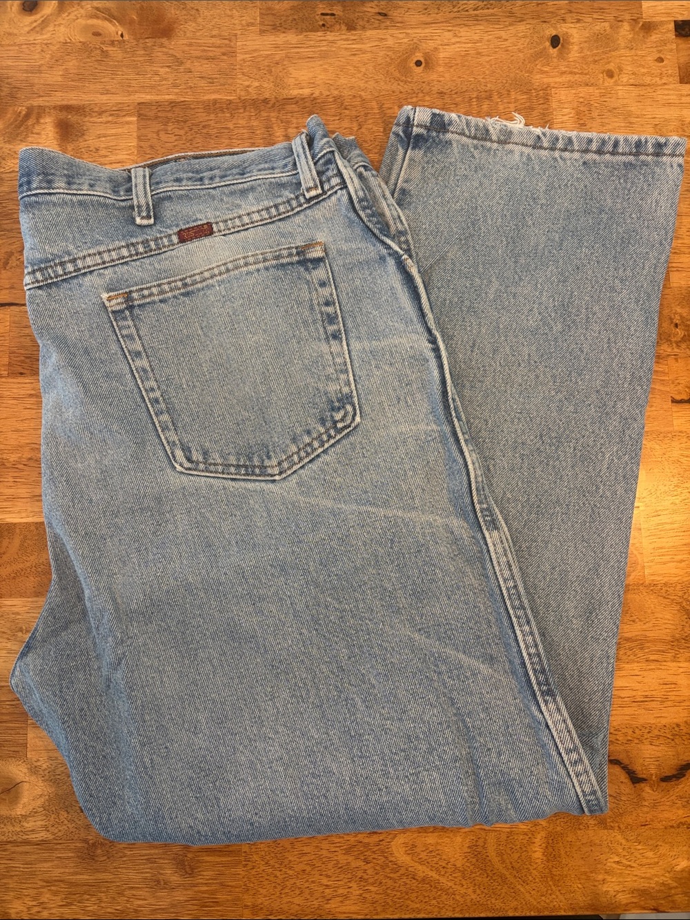 Rustler Light Denim Faded Jeans